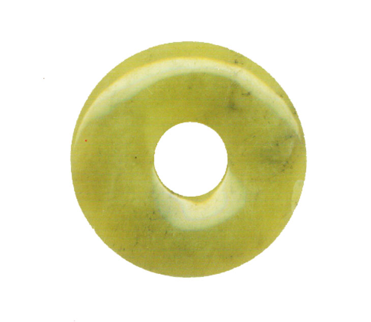 40MM DONUT OLIVE JADE